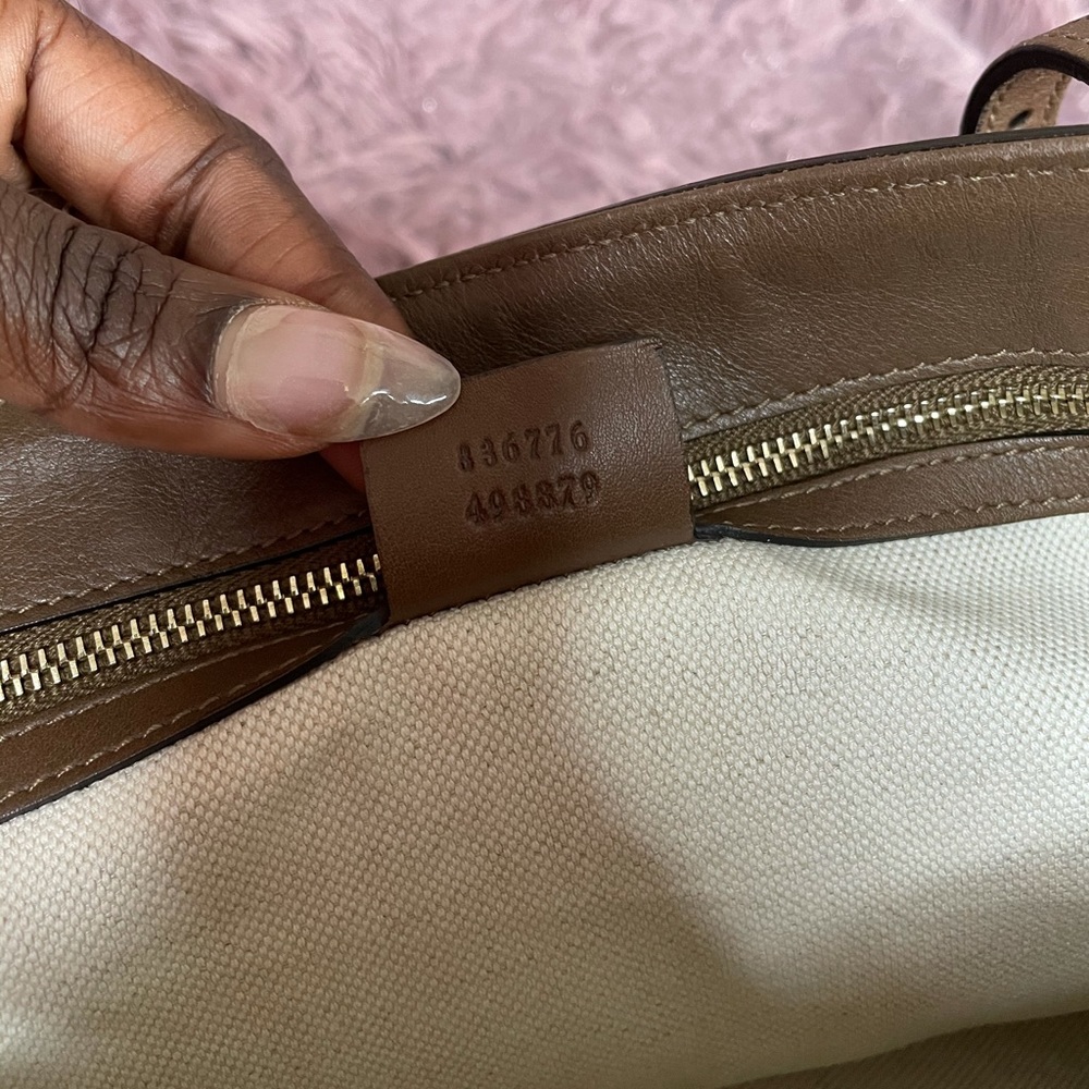 Gucci GG Supreme Brown Tote - Picture 14 of 16